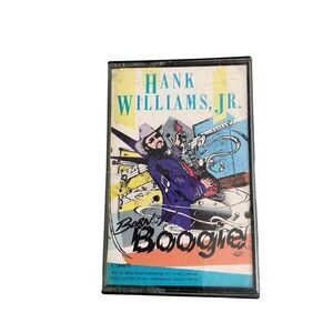 Hank Williams Jr Born to Boogie Vintage 1987 Cassette Tape Country Music